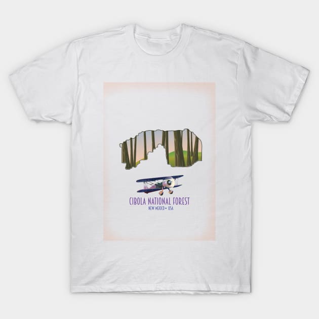 cibola national forest New Mexico USA T-Shirt by nickemporium1